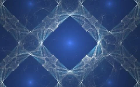 Digitally generated image made of colorful fractal Stock Illustration