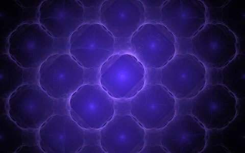 Digitally generated image made of colorful fractal Stock Illustration
