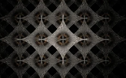 Digitally generated image made of colorful fractal Stock Illustration
