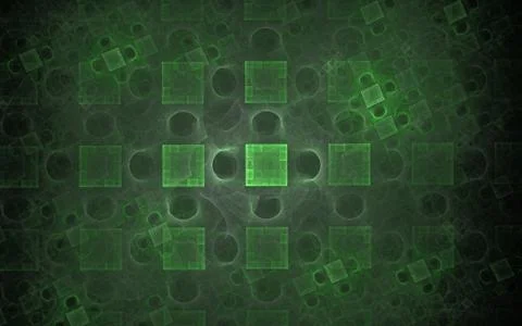 Digitally generated image made of colorful fractal Illustrazione stock