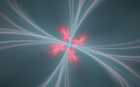 Digitally generated image made of colorful fractal Stock Illustration