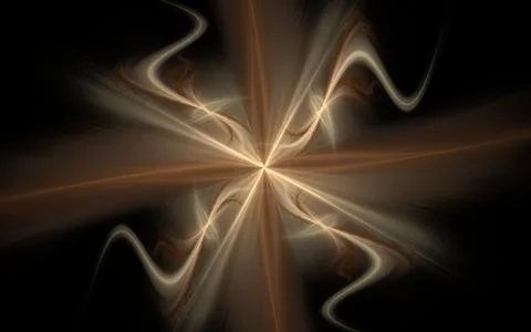 Digitally generated image made of colorful fractal Stock Illustration