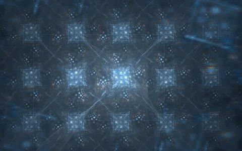 Digitally generated image made of colorful fractal to serve as backdrop for p Stock Illustration