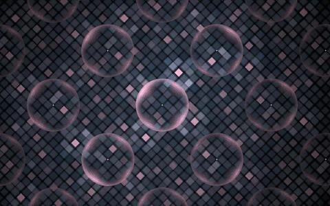 Digitally generated image made of colorful fractal Stock Illustration