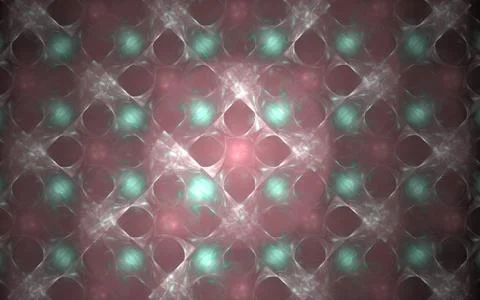 Digitally generated image made of colorful fractal Stock Illustration