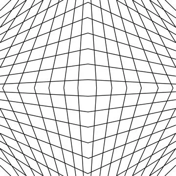 Digitally generated image of perspective grid network against white background Stock Illustration