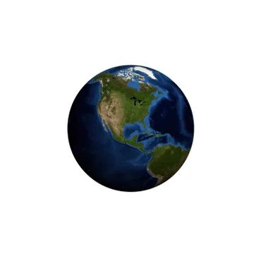 Digitally generated image of planet earth Stock Illustration