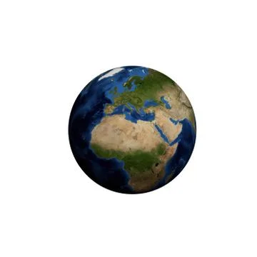 Digitally generated image of planet earth Stock Illustration