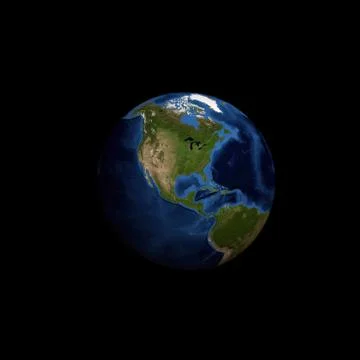 Digitally generated image of planet earth Stock Illustration