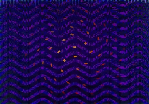 Digitally generated image of purple abstract wave pattern with copy space Stock Photos
