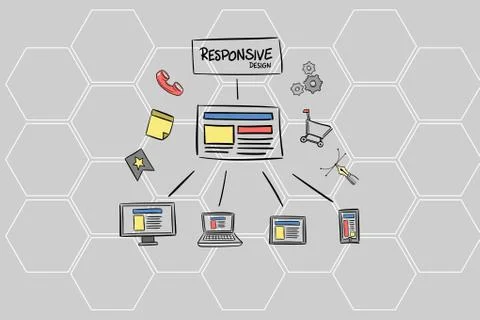 Digitally generated image of response chart against patterned background Stock Photos