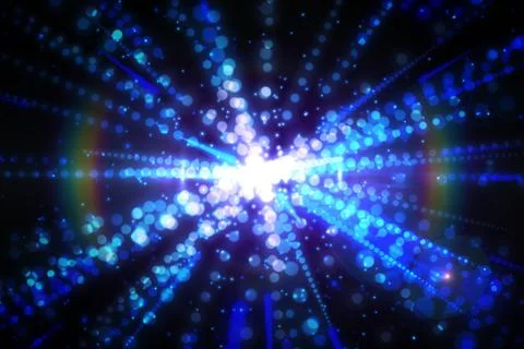 Digitally generated laser lights background Stock Illustration