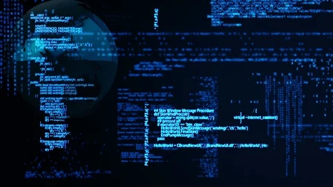 Digitally generated screen 4k Vídeos de archivo 95320731