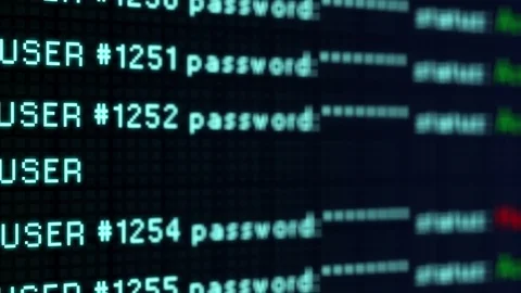 Digitally generated warning sign for online fraud. Stock Footage 102325390
