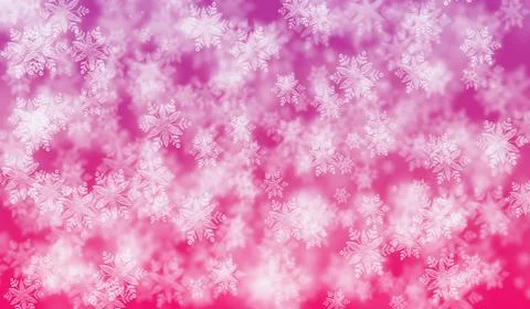Digitally rendered Christmas snowflake background Stock Illustration