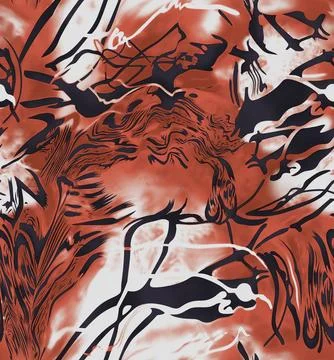 Digital,Print,Allover,New,Fabric,Pattern,Design 스톡 일러스트