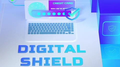 DIGITALSHIELD Video stock 267539540