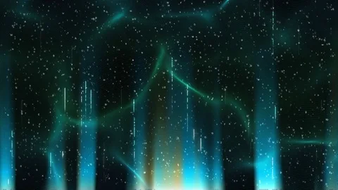 DigitalWallBackground 4K Stock Footage 96743006