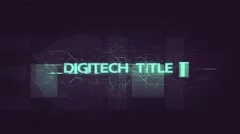 Digitech Title Stock After Effects