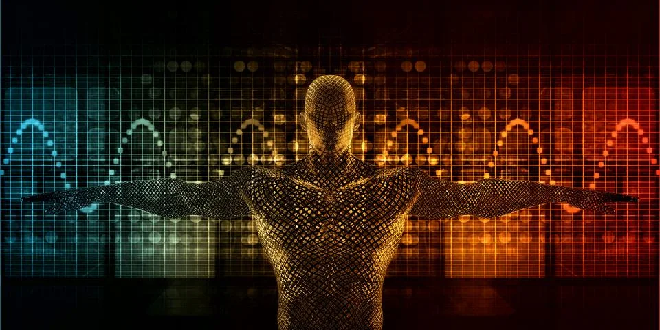 Digitization Illustrazione stock