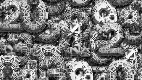 Digits from Complex Structure BG 2 库存影片 102043509