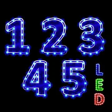 Digits Stock Illustration