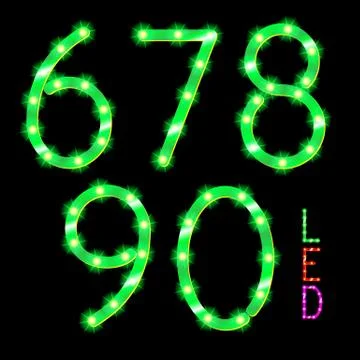 Digits Stock Illustration