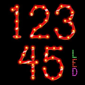 Digits Stock Illustration