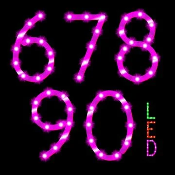 Digits Stock Illustration