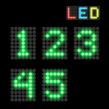 Digits Stock Illustration