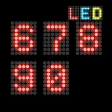 Digits Stock-Illustration