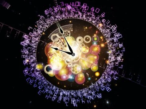 Digits of Time イラスト素材