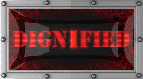 Dignified on led Видео 8695358