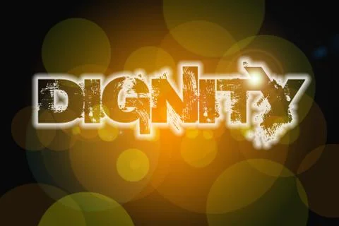 Dignity concept Stock Illustration