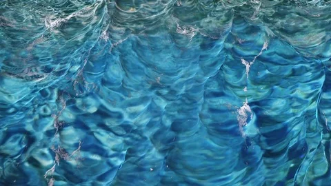 Digtal 3D Animation of violent Ocean Water Stock Footage 77546400