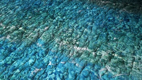 Digtal animation of ocean water Stock Footage 71973946