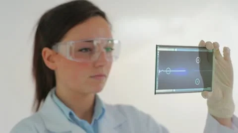 Digtal Glass Interface Stock After Effects