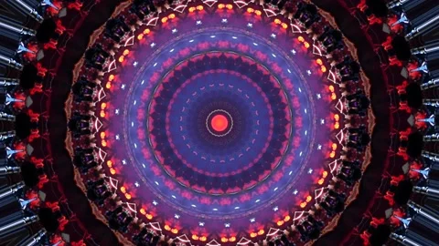 Dijital geometric show Stock Footage 212053507