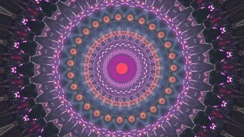Dijital geometric show Stock Footage 212054024