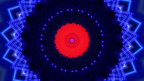 Dijital geometric show Stock Footage 212054159