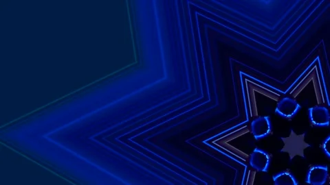 Dijital geometric show Stock Footage 212057622