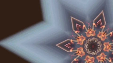 Dijital geometric show Stock Footage 212057905