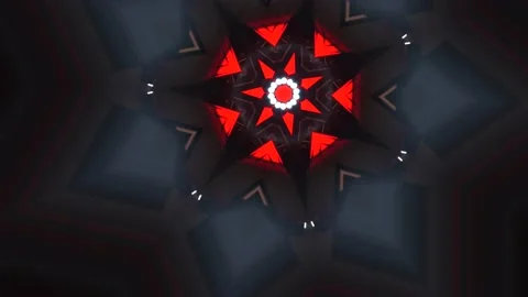 Dijital geometric show Stock Footage 213593254