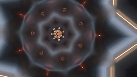 Dijital geometric show Stock Footage 213593409