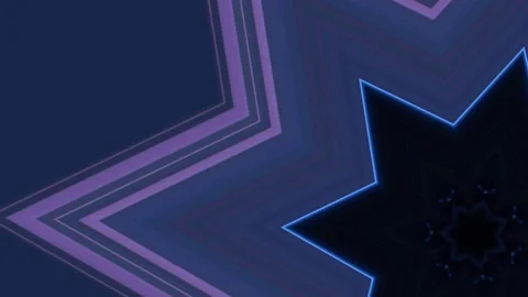 Dijital geometric show Stock Footage 213593802
