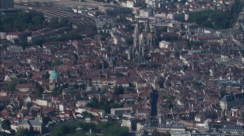 Dijon aerial 스톡 동영상 65259006