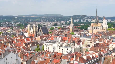 Dijon in a summer day Stock Footage 54603747