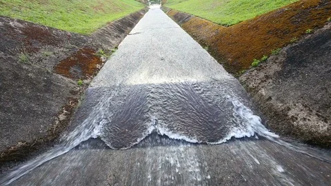 Dike in Pang Ung Stock Footage 86885848