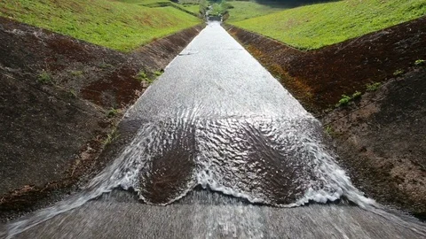 Dike in Pang Ung Stock Footage 86886895