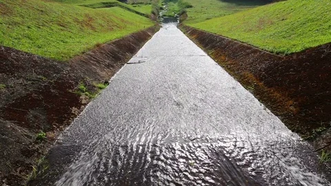 Dike in Pang Ung Stock Footage 86892315